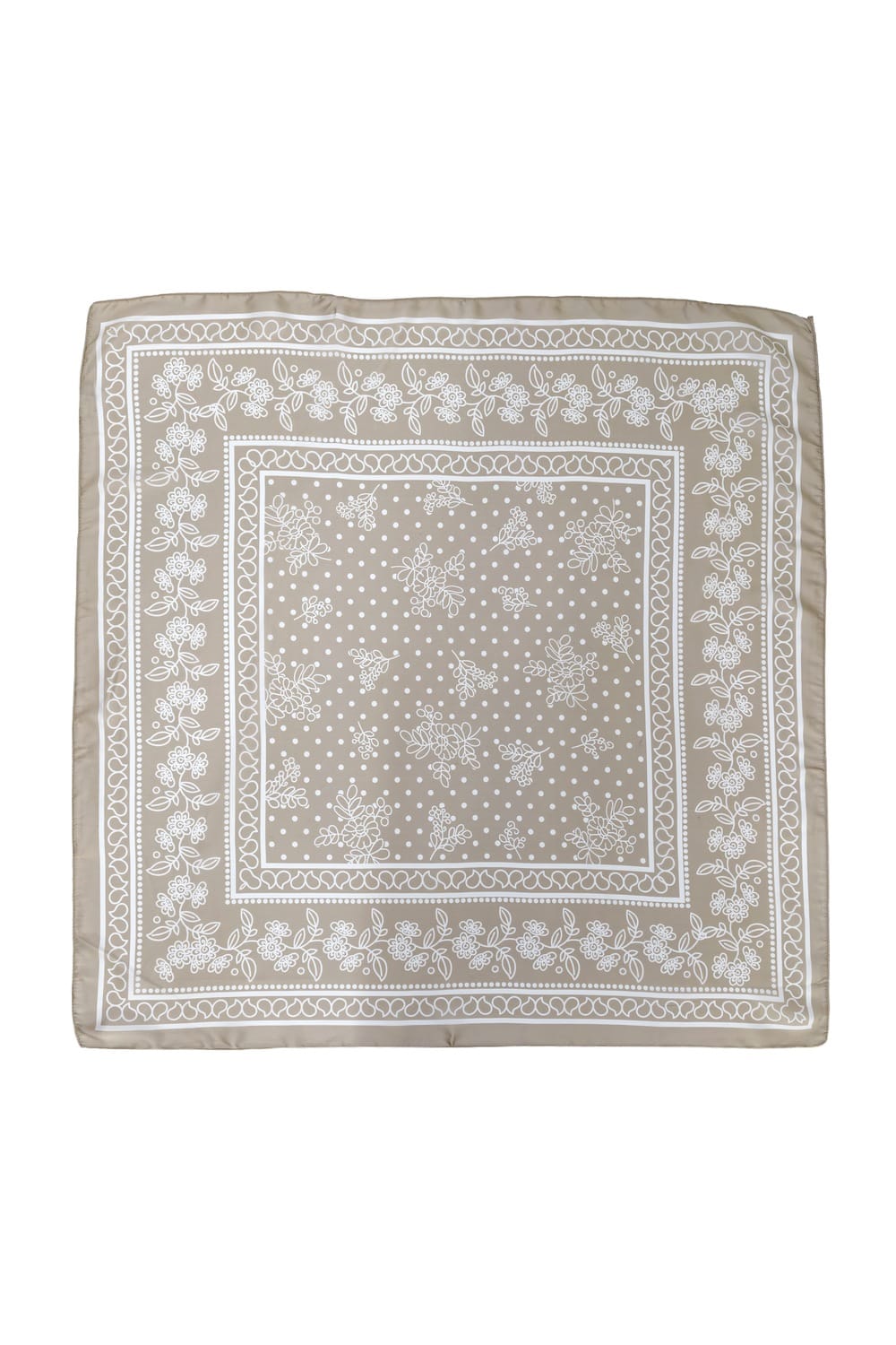 WLQS526 Bandana Print Square Scarf - MiMi Wholesale