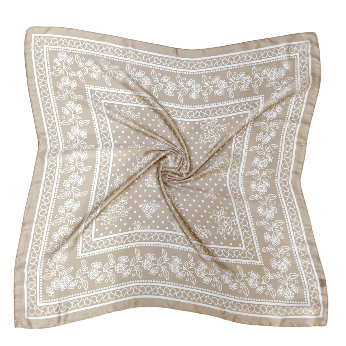 WLQS526 Bandana Print Square Scarf - MiMi Wholesale