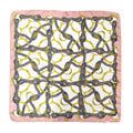 WLQS540 Horseshoe Motif Print Square Scarf - MiMi Wholesale