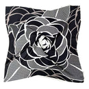 WLQS566 Giant Rose Print Square Scarf - MiMi Wholesale