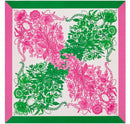 WLQS568 Cross Flower Print Square Scarf - MiMi Wholesale
