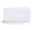 WU0012 Ava Double Zip-Around Wallet Wristlet - MiMi Wholesale