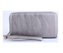 WU0012 Ava Double Zip-Around Wallet Wristlet - MiMi Wholesale