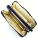 WU0012 Ava Double Zip-Around Wallet Wristlet - MiMi Wholesale