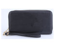 WU0012 Ava Double Zip-Around Wallet Wristlet - MiMi Wholesale