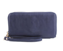 WU0012 Ava Double Zip-Around Wallet Wristlet - MiMi Wholesale