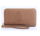 WU0012 Ava Double Zip-Around Wallet Wristlet - MiMi Wholesale