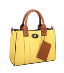 WU061 Cameran 3 - in - 1 Boxy Satchel & Crossbody - MiMi Wholesale