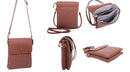 WU113 Sadie Woven Double Compartment Crossbody Bag - MiMi Wholesale