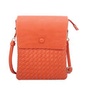 WU113 Sadie Woven Double Compartment Crossbody Bag - MiMi Wholesale