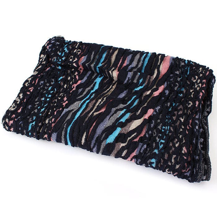 XP8 - BL Zebra Print Infinity Scarf - MiMi Wholesale