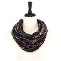 XP8 - BR Zebra Print Infinity Scarf - MiMi Wholesale