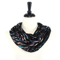 XP8 - BW Zebra Print Infinity Scarf - MiMi Wholesale