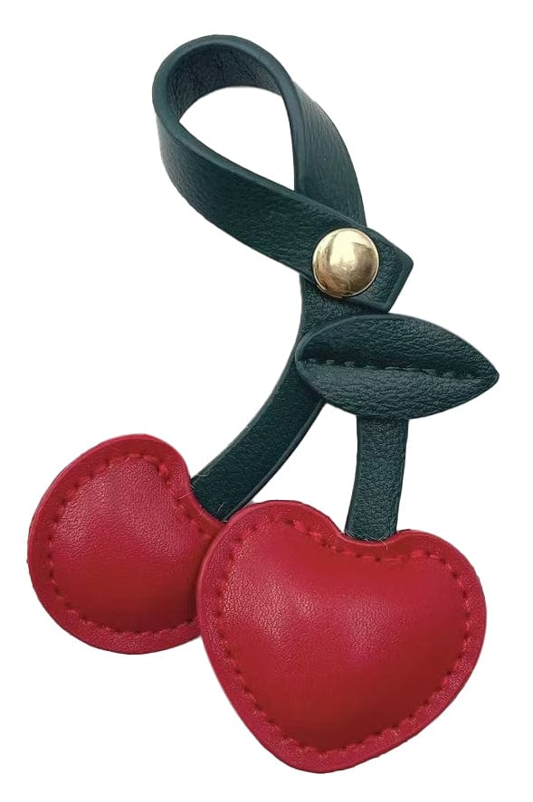 YAK510021 Cherry Keychain/Bag Charm - MiMi Wholesale
