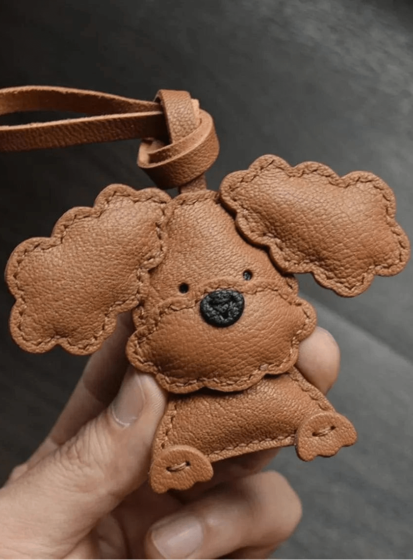 YAK510022 Puppy Keychain/Bag Charm - MiMi Wholesale