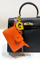 YAK510030 Alphabet Keychain/Bag Charm - MiMi Wholesale