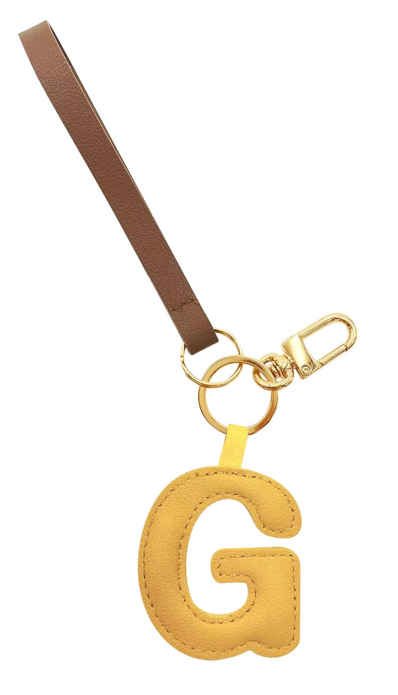YAK510030 Alphabet Keychain/Bag Charm - MiMi Wholesale