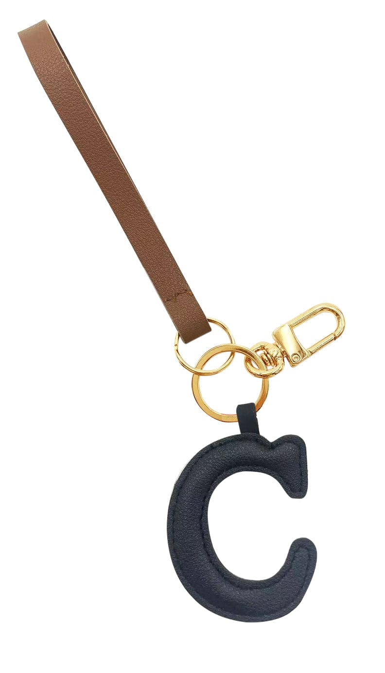 YAK510030 Alphabet Keychain/Bag Charm - MiMi Wholesale