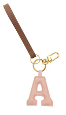 YAK510030 Alphabet Keychain/Bag Charm - MiMi Wholesale