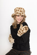 YGM120004 Leopard Teddy Pop - Top Mittens - MiMi Wholesale