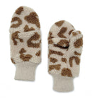 YGM120004 Leopard Teddy Pop - Top Mittens - MiMi Wholesale