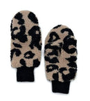 YGM120004 Leopard Teddy Pop - Top Mittens - MiMi Wholesale