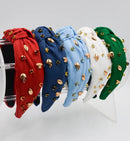 YHE0016 Football Charm Gameday Headband - MiMi Wholesale