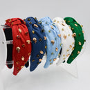 YHE0016 Football Charm Gameday Headband - MiMi Wholesale