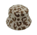 YHU120005 Leopard Teddy Bucket Hat - MiMi Wholesale