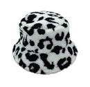 YHU120005 Leopard Teddy Bucket Hat - MiMi Wholesale