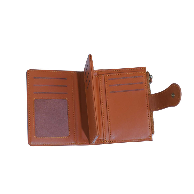 YX25766 - 6 Lena Vegan Leather Laser Cut Out Detail Wallet - MiMi Wholesale