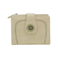 YX25766-6 Lena Vegan Leather Laser Cut Out Detail Wallet - MiMi Wholesale