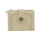 YX25766-6 Lena Vegan Leather Laser Cut Out Detail Wallet - MiMi Wholesale