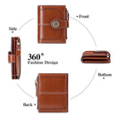 YX25766 - 6 Lena Vegan Leather Laser Cut Out Detail Wallet - MiMi Wholesale