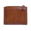 YX25766 - 6 Lena Vegan Leather Laser Cut Out Detail Wallet - MiMi Wholesale