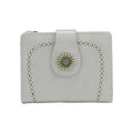 YX25766-6 Lena Vegan Leather Laser Cut Out Detail Wallet - MiMi Wholesale
