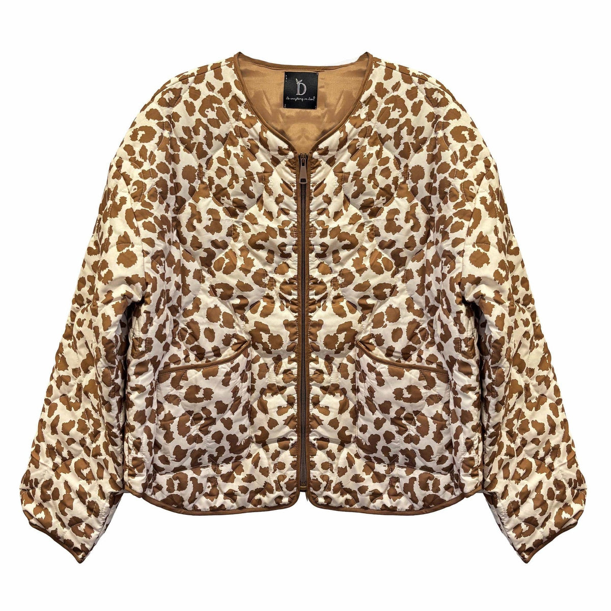ZCJS631 Melinda Leopard Print Jacket - MiMi Wholesale