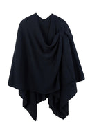 ZCR320004 Solid Ruana With Shoulder Strap - MiMi Wholesale