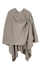 ZCR320004 Solid Ruana With Shoulder Strap - MiMi Wholesale