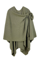 ZCR320004 Solid Ruana With Shoulder Strap - MiMi Wholesale