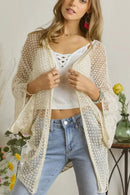 ZLC310142 Marley Crochet Cardigan - MiMi Wholesale