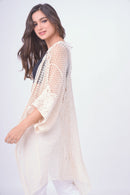 ZLC310142 Marley Crochet Cardigan - MiMi Wholesale