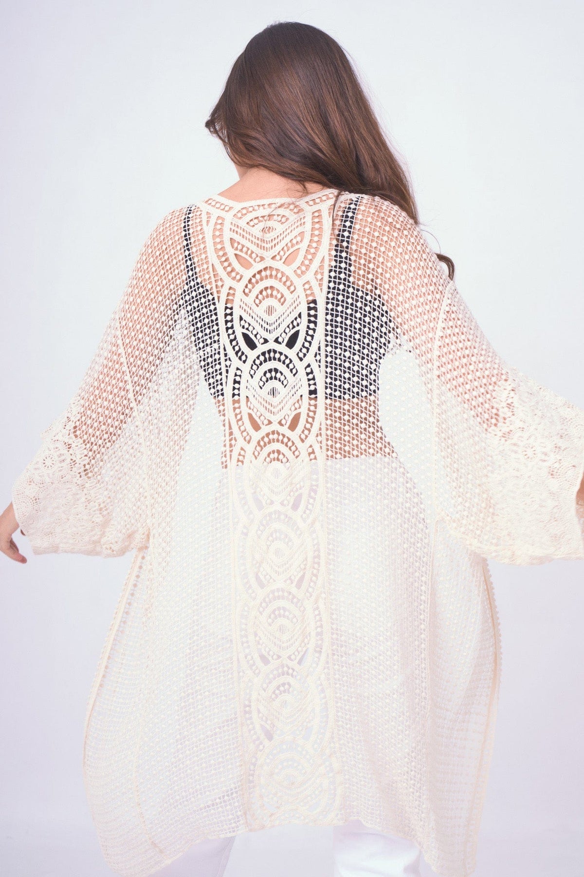 ZLC310142 Marley Crochet Cardigan - MiMi Wholesale