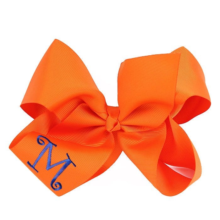 12 Pack Monogrammable Hair Bows - MiMi Wholesale