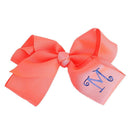 12 Pack Monogrammable Hair Bows - MiMi Wholesale