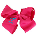 12 Pack Monogrammable Hair Bows - MiMi Wholesale