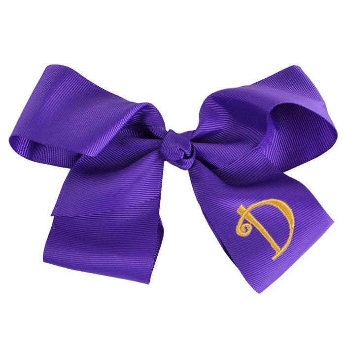 12 Pack Monogrammable Hair Bows - MiMi Wholesale