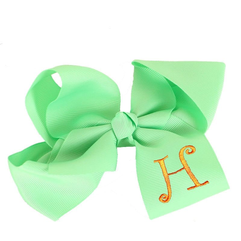 12 Pack Monogrammable Hair Bows - MiMi Wholesale