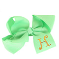 12 Pack Monogrammable Hair Bows - MiMi Wholesale