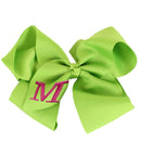 12 Pack Monogrammable Hair Bows - MiMi Wholesale